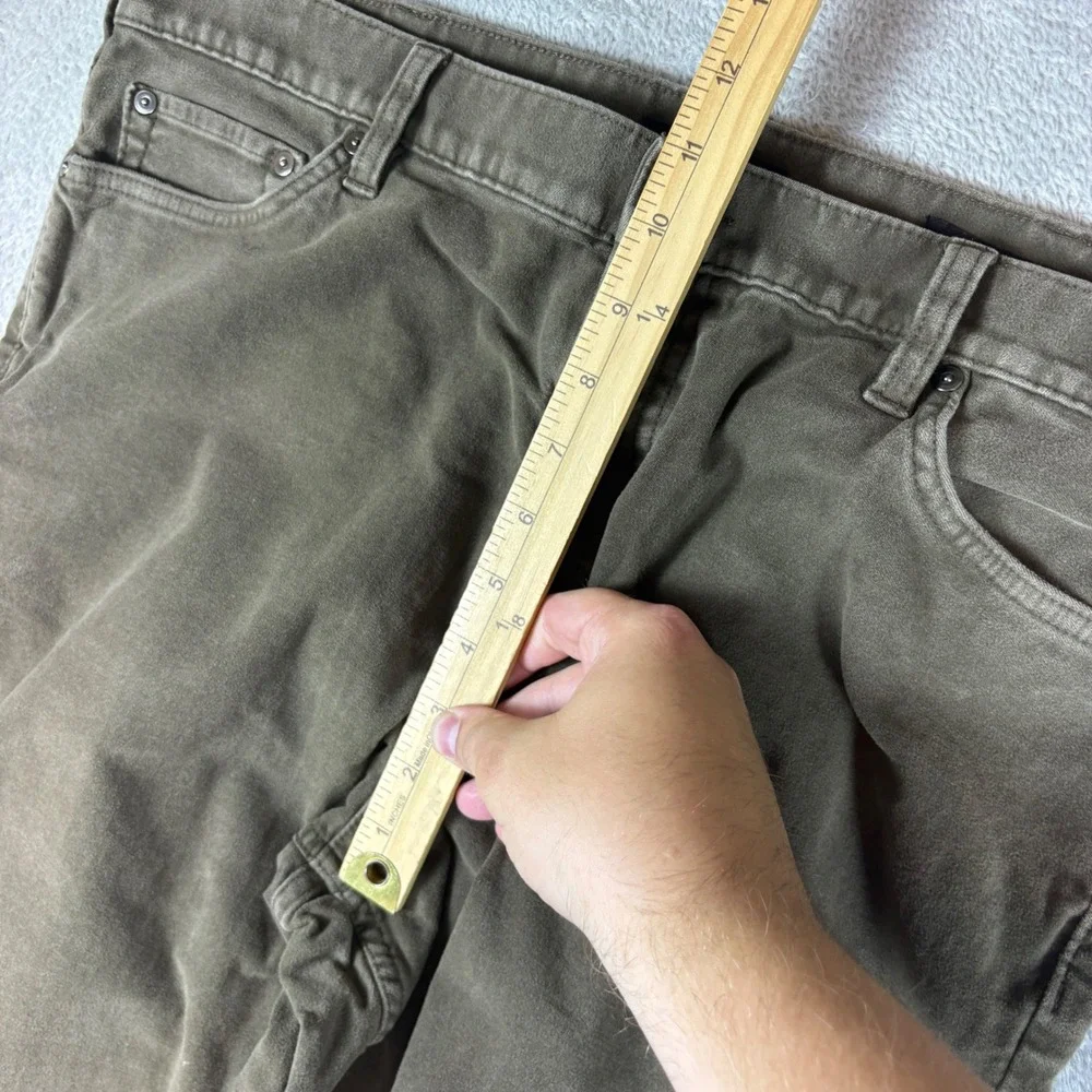 Banana Republic Pants Mens 38x32 (Fits 38x30) Traveler Skinny Fit Olive Stretch‎